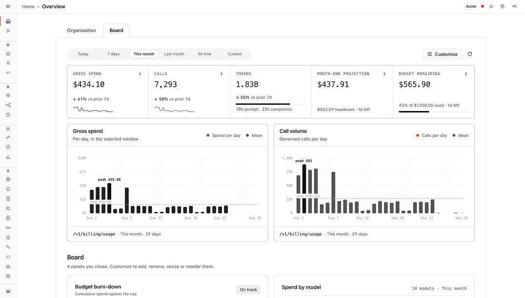 Forgebench agent inventory dashboard